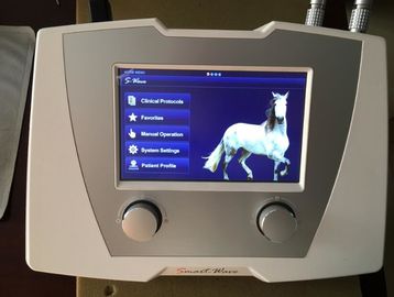 Veterinary Equine Shockwave Machine Equipment For Dogs / Horses White Color