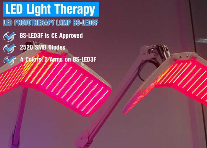 2 Head Anti Aging Red LED Light Therapy For Skin Care , LED Light Face Treatment