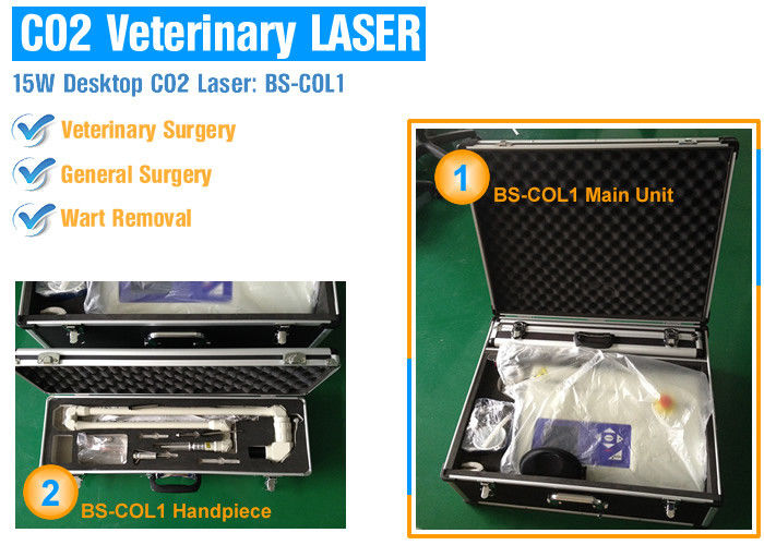 15 Watt Portable CO2 Surgical Laser Equipment For Hospital / Clinic With Safety Protection