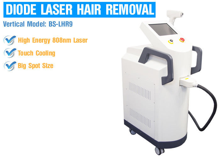810nm Diode Laser Machine IPL Laser Hair Removal Machine With Touch Cooling AC220V - 240V