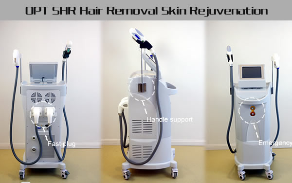 Multifunction IPL SHR Hair Removal Machine for Ladies With OPT Mode CE Approval