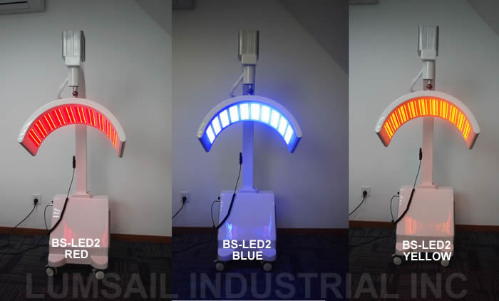 Red And Blue LED Photon Light Therapy Equipment For Wrinkles / Acne