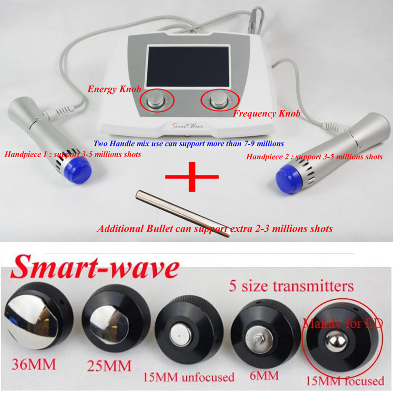 Low Energy 0.09mJ / Mm2 ED Shockwave Therapy Machine For Erectile Dysfunction