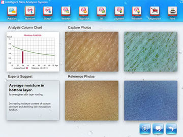 1600 X 1200 Pixel Skin And Hair Analysis Machine Equipment For Beauty