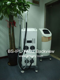 1064nm 532nm IPL Laser Hair Removal Machine For Dark Skin / Upper Lip / Bikini Area