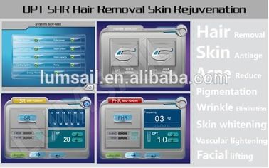 Touch Cooling IPL Laser Hair Removal Machine / Skin Rejunvation Machine Painless