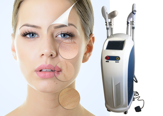 Multi Function IPL Laser Hair Removal Machine Skin Lifting 2200W Power 10MHz RF Frequency