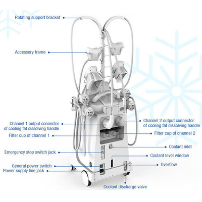 5 Handles Cryolipolysis Fat Freezing Machine Body Sculpting Machine For Fat Reduction