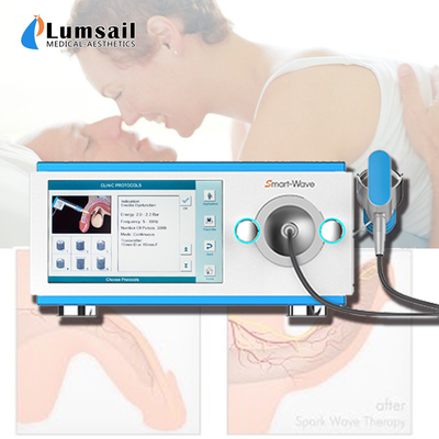 1.0 Bar - 5.0 Bar ED Shockwave Therapy Machine No Pain 1 - 22Hz Frequency