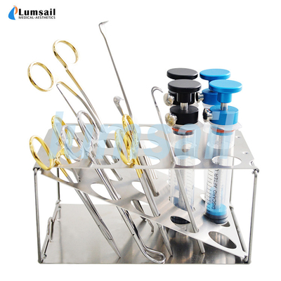 10ml Hospital Lab Test Tube Rack Organizer Syringe Holder Foldable