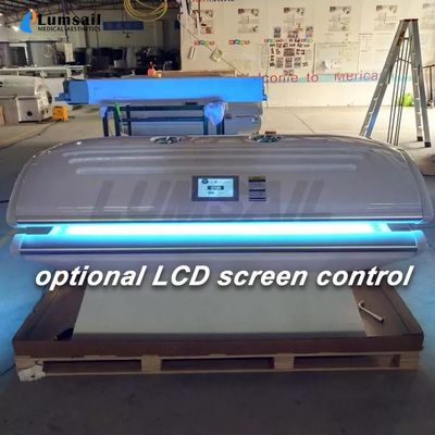 High Power Isolation Float Tank Horizontal Solarium Tanning Machine With UV Collagen