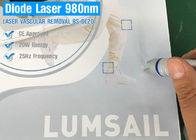 980nm Wavelength Laser Vascular Removal Machine For Facial Spider Vein Removal