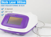 Red Blood Vascular Removal Machine , 980nm High Power Diode Laser For Spider Vein