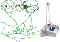 Veterinary Surgical CO2 Fractional Laser Machine Portable 15W Power 110cm Working Radius
