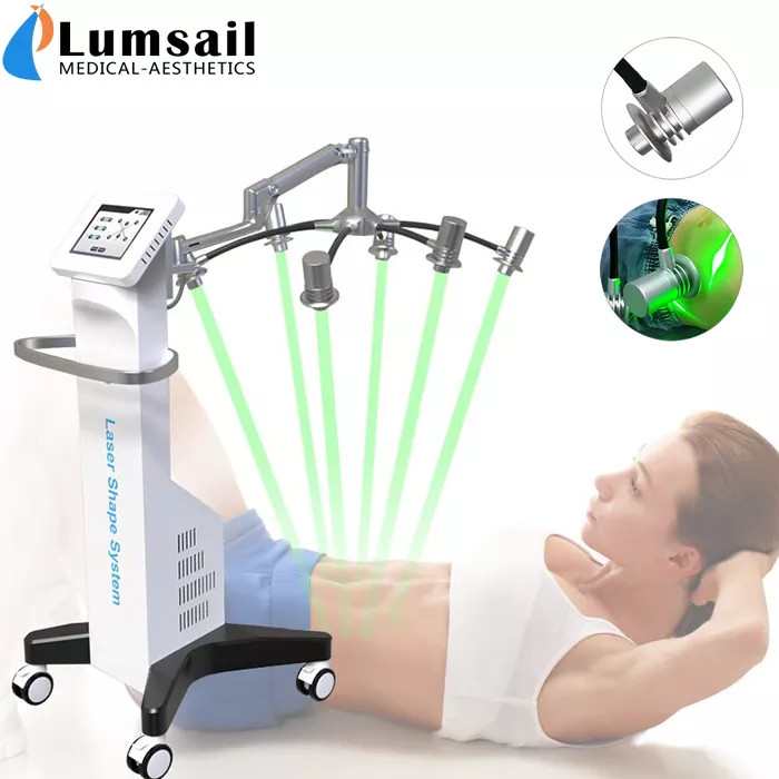 Non Invasive 6d Laser Body Slimming Machine Fat Permanently Removal Weight Loss 532nm