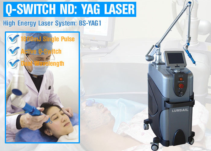 Powerful Q Switched ND YAG Pico Laser Machine For Pigmentation With 1064 Laser Treatment 