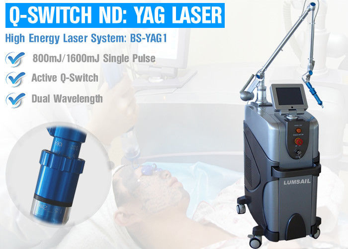 Powerful Q Switched ND YAG Pico Laser Machine For Pigmentation With 1064 Laser Treatment 