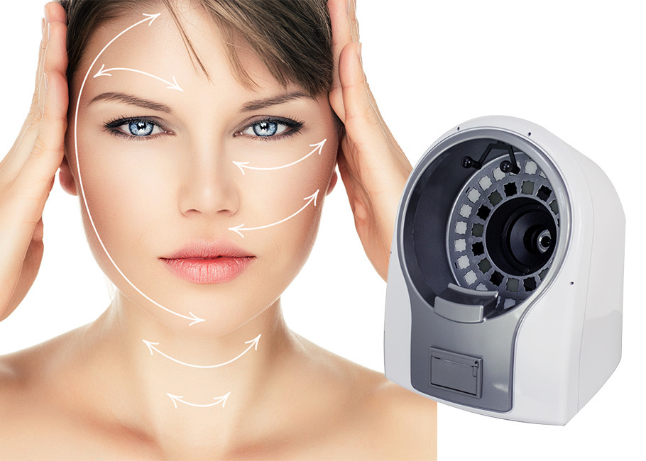 UV Spectrum Salon 3D Skin Analysis Machine With Canon Camera 8800 Lux