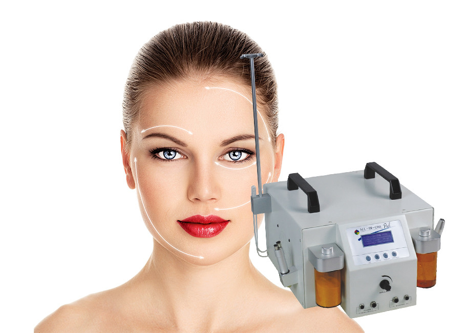 Micro Crystal Hydro Microdermabrasion Machine 4 Handpieces For Skin Rejuvenation