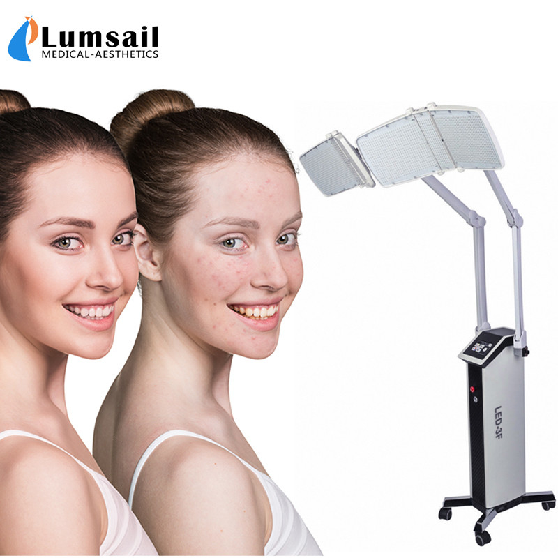 Skin Rejuvenation PDT LED Light Therapy Machine , Blue And Red Light Therapy Devices