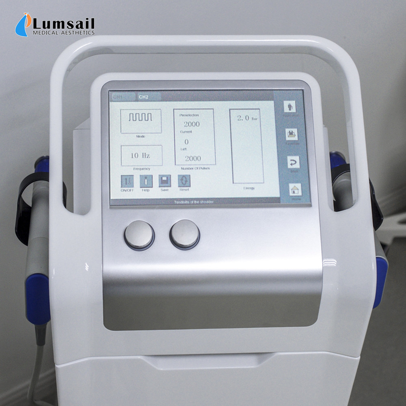 Double Handles Extracorporeal Shockwave Therapy Machine For Podiatry