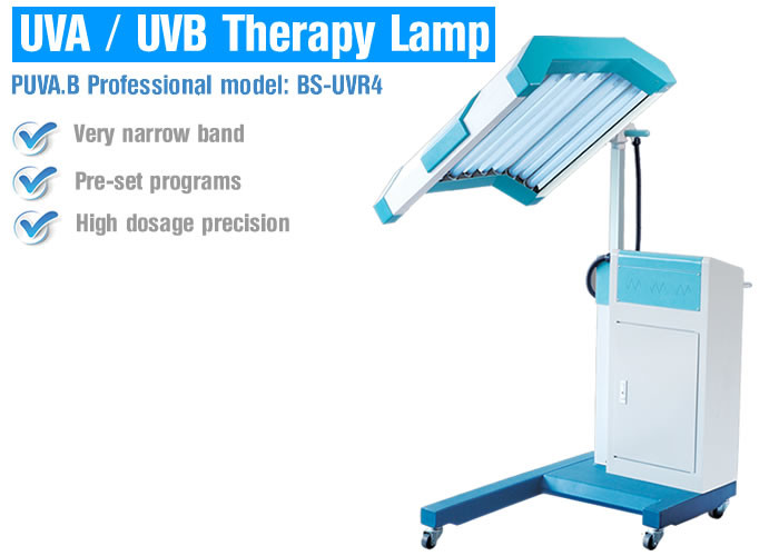 Narrow Band UV Light Therapy For Eczema With UVA / UVB Therapy Lamp