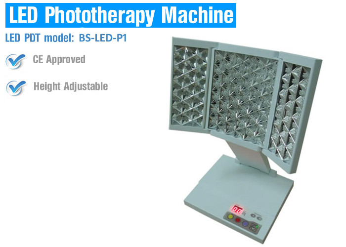 Portable LED Phototherapy Machine With Red / Blue / Yellow Light For Face Treatment