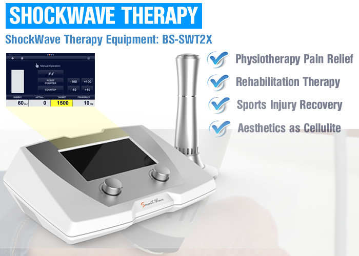 Adjustable Acoustic Wave Therapy Machine / Body Slimming Machine Non Invasive Treatment