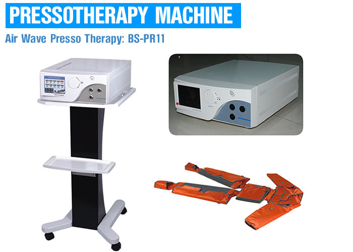 Clinic Body Slimming Machine Blood Flow Promotion Pressotherapy Machine With 2 Chambers On Each Arm