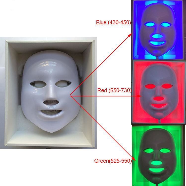 Led Facial Mask Face Skin Care Light Therapy , Rejuvenating Skin Light Therapy Unit